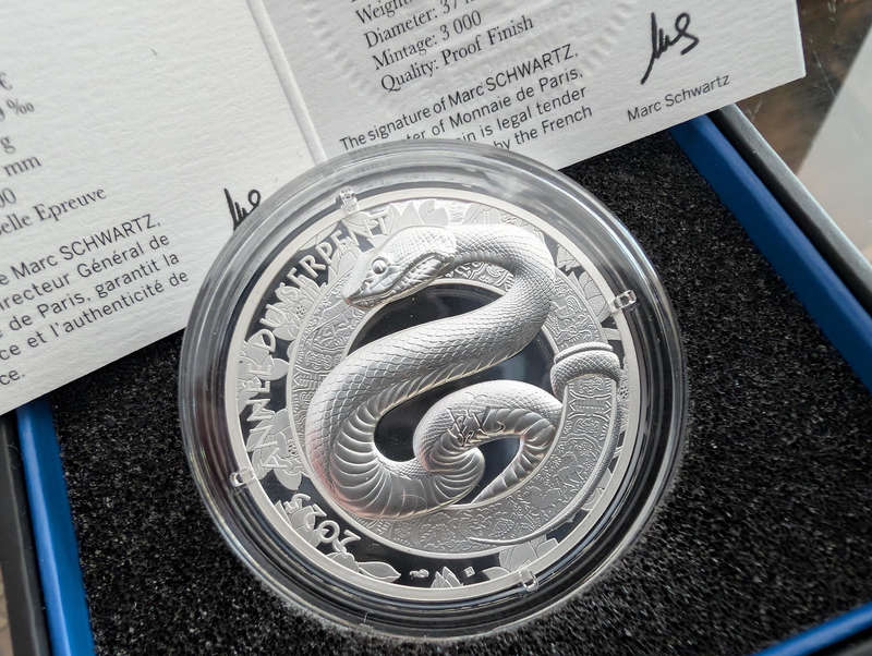 Year of the snake20 High Relief Silver Coin - Proof 2025