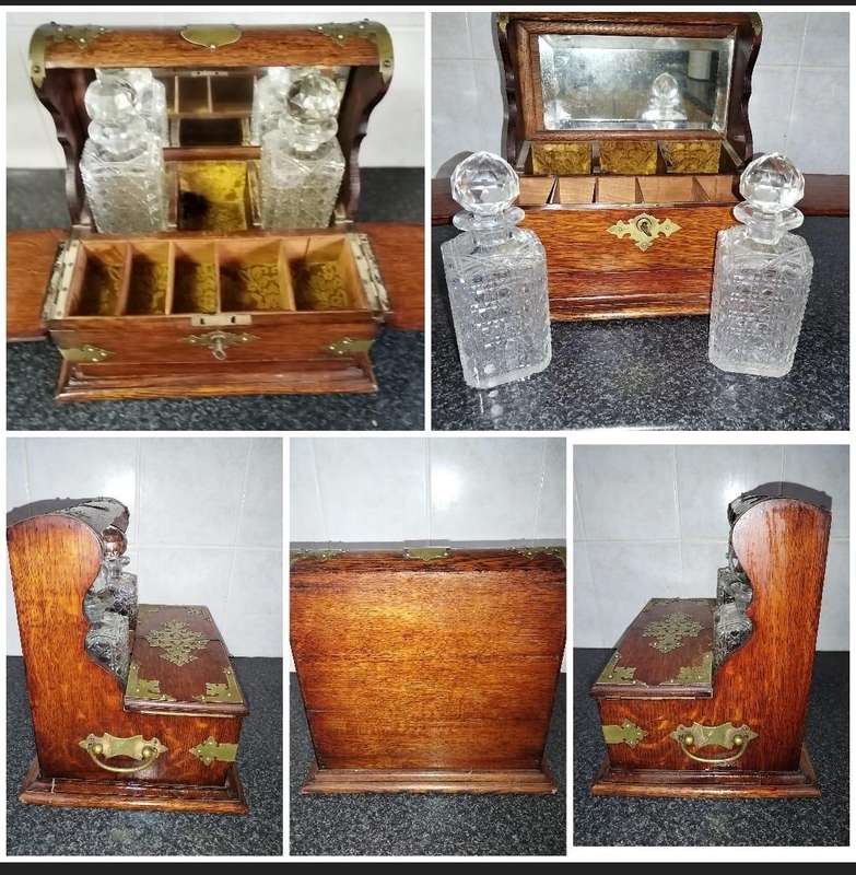 Proantic: 19th Century Tantalus Whiskey Cellar