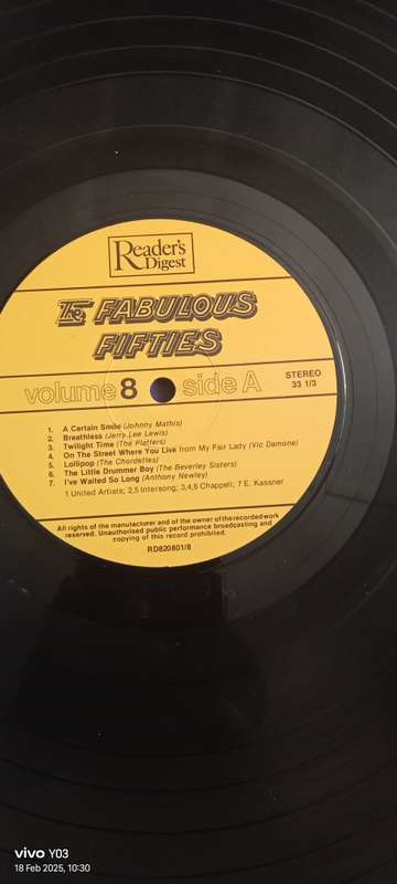 Vinyl Records-The Fabulous Fifties