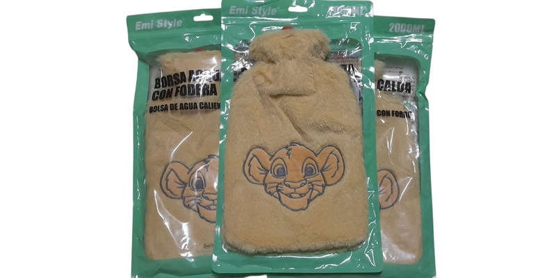 lion hot  water bottles