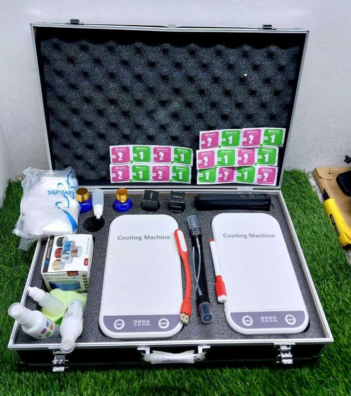Professional Liquid Screen Protector Application Kit  2 Coating Machines, Nano Coating, Bubble-Free