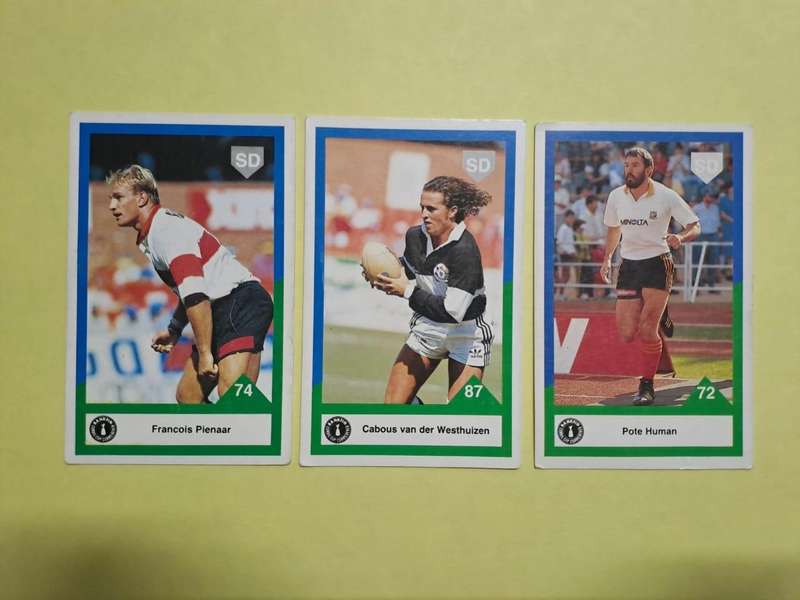 Rugby Collectibles - 22 Tazos and 3 cards