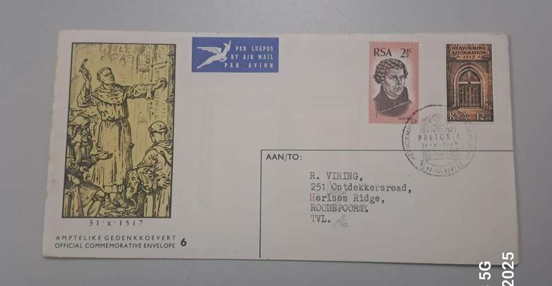14 SA First Day Covers