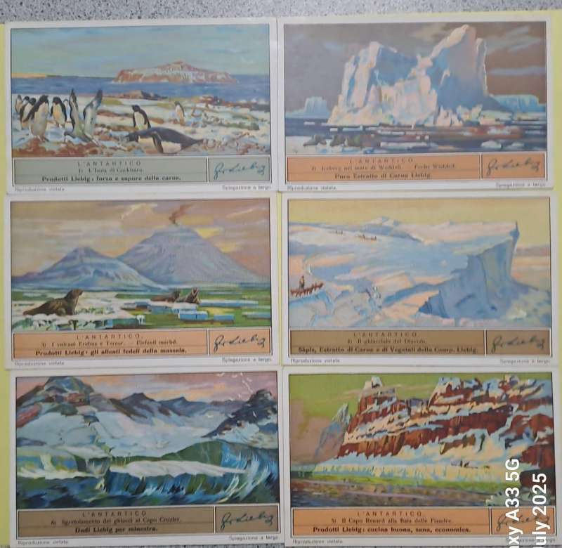 Liebig Collector Card - 6 Sets