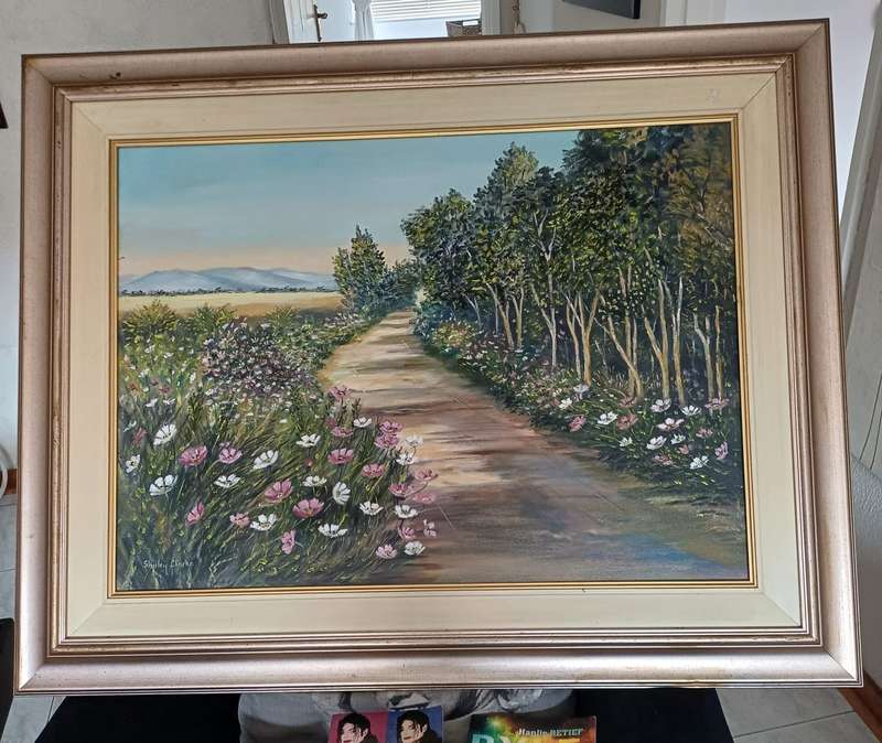 Stunning Large-Scale Oil Painting by Shirley Clarke
