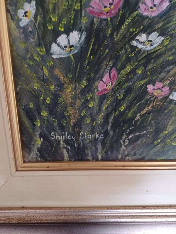 Stunning Large-Scale Oil Painting by Shirley Clarke