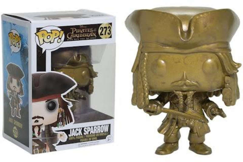 Pirates of the Caribbean Funko POP! Disney Jack Sparrow (GOLD) Vinyl Figure