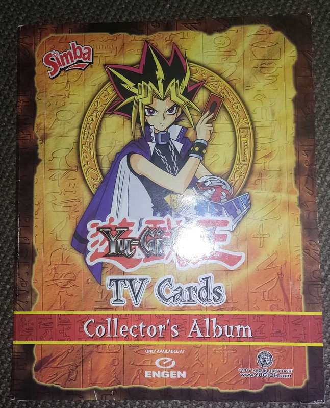 Yu-Gi-oh original Folder with 3d TV Cards (6 missing