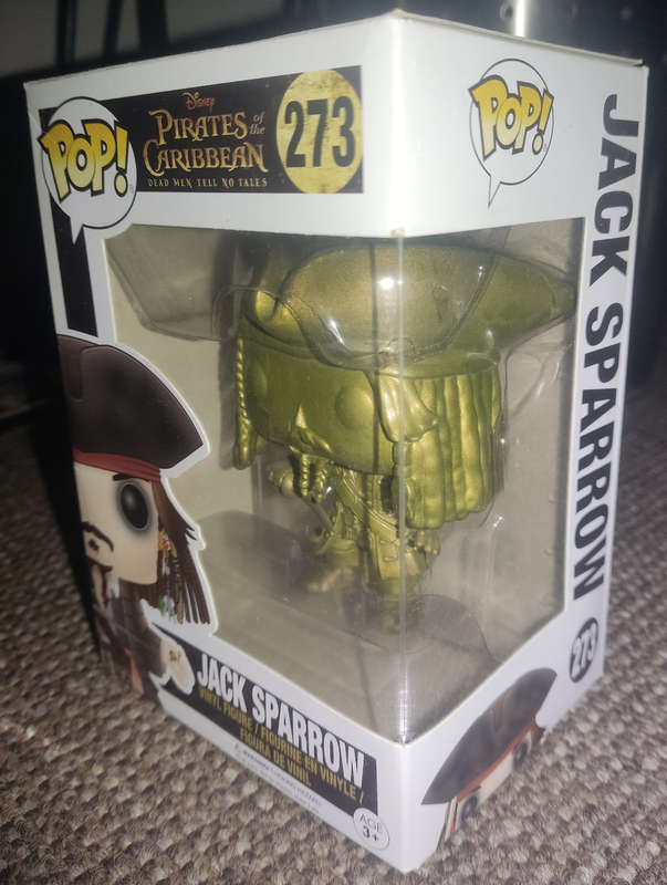 Pirates of the Caribbean Funko POP! Disney Jack Sparrow (GOLD) Vinyl Figure