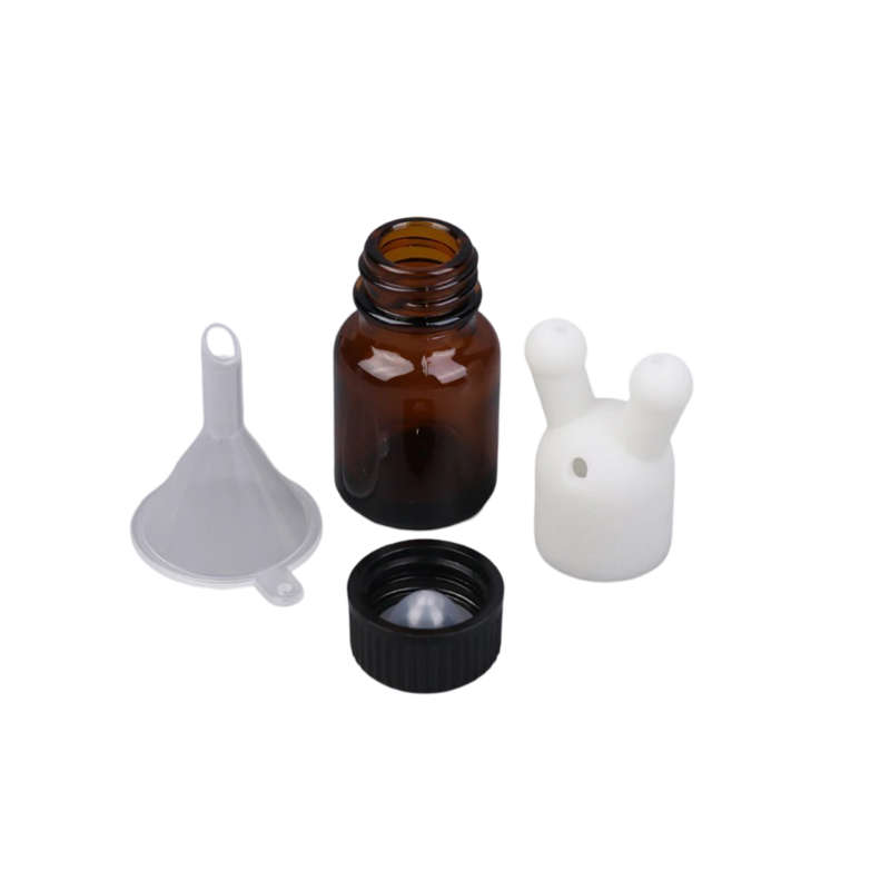 Poppers Sniffer Cap Set with Portable Funnel / Essential Oil Inhaler