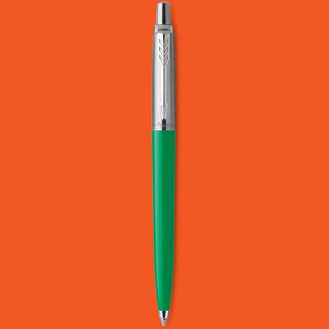 Parker Jotter Standard Green with Chrome Trim