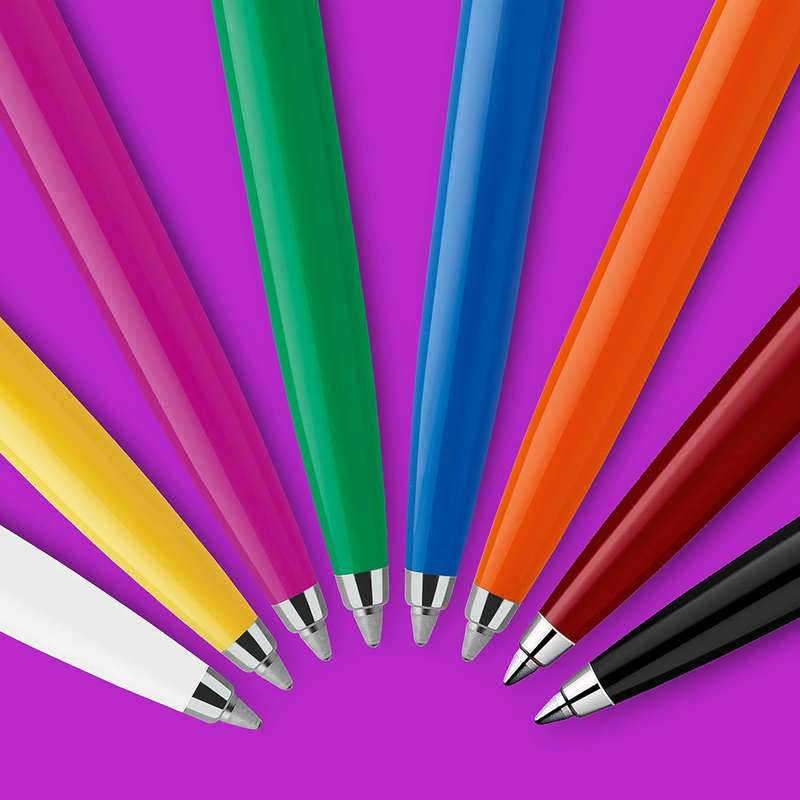 Parker Jotter Standard White with Chrome Trim