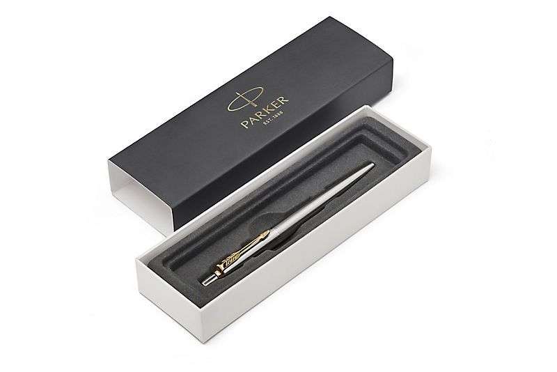 Parker Jotter Stainless Steel with Gold Trim