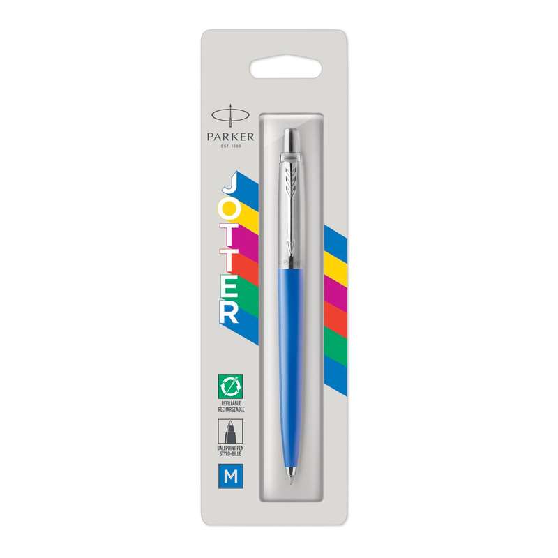 Parker Jotter Standard Royal Blue with Chrome Trim