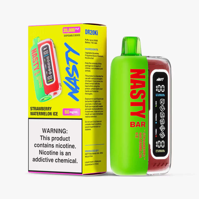 Nasty 20000 Puff Disposable Vape - Strawberry Watermelon Ice Flavour