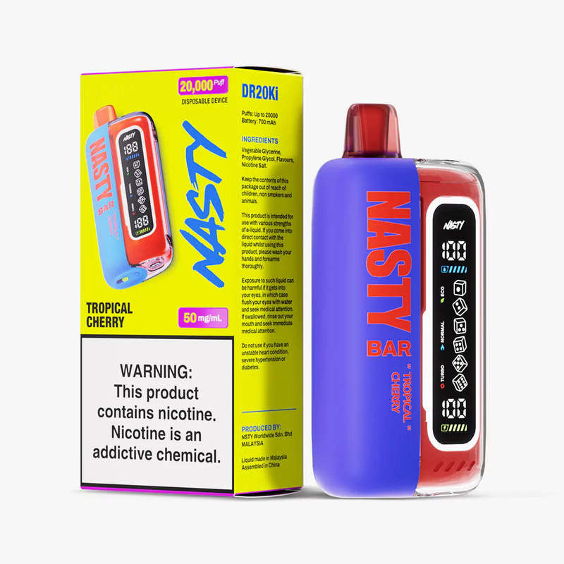 Nasty 20000 Puff Disposable Vape - Tropical Cherry Flavour