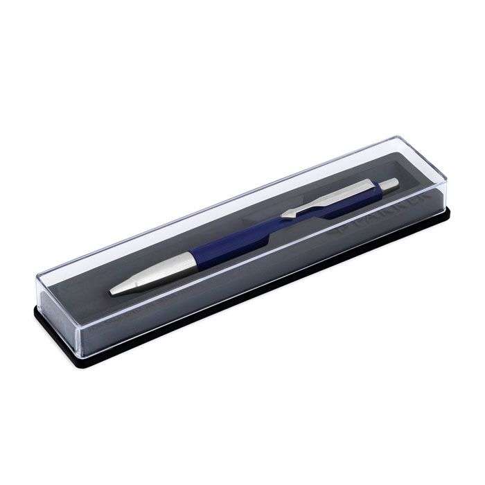 Parker Vector Standard Blue with Chrome Trim