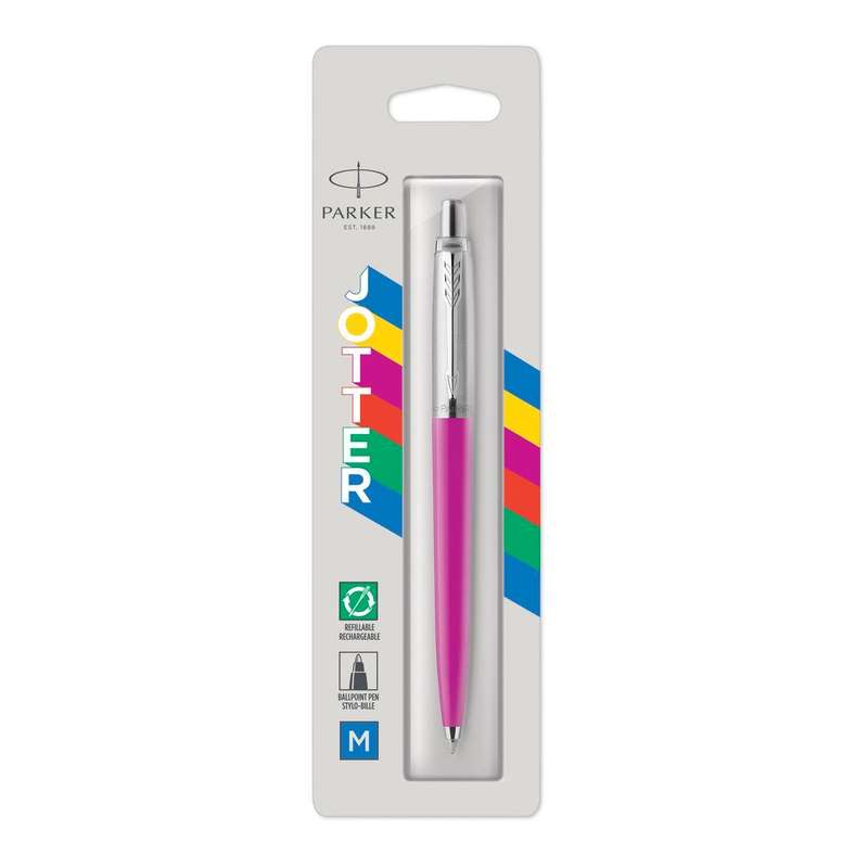 Parker Jotter Standard Magenta with Chrome Trim