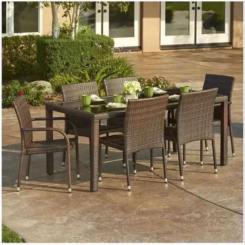 Terry Patio Dining Set - 6 Seater