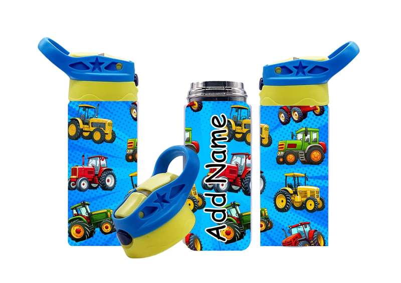 360ml Sippy Cup - Tractors