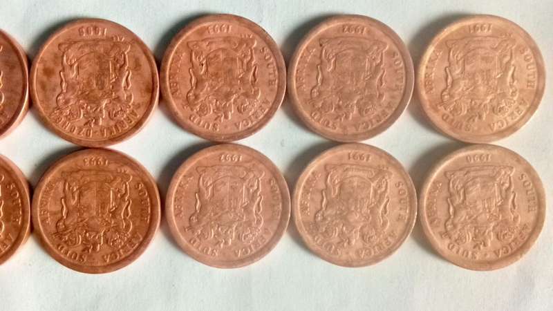 south africa collectable rare 5 cent coins