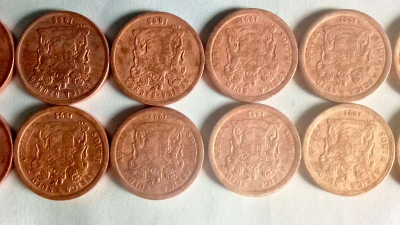 south africa collectable rare 5 cent coins