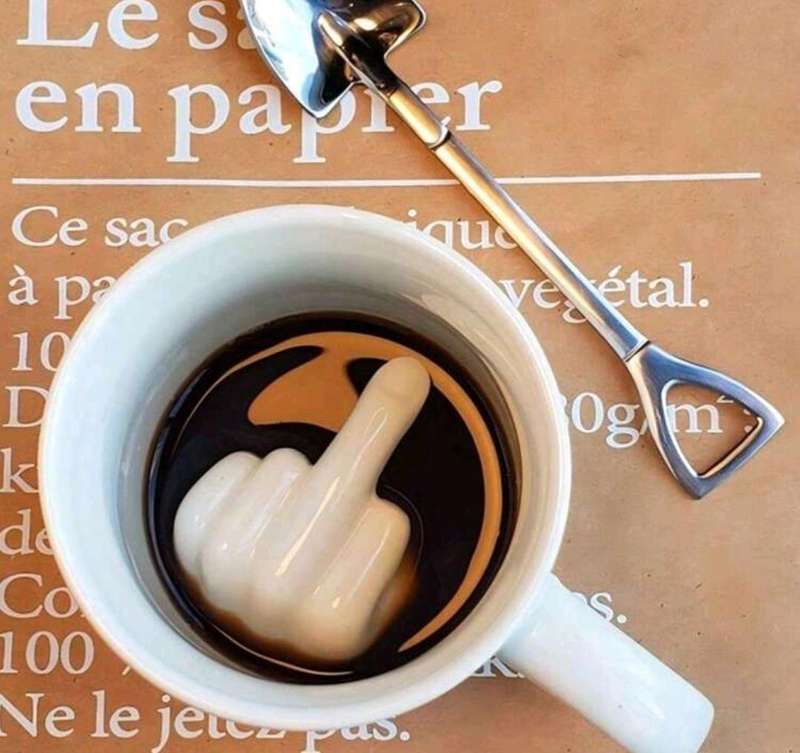 Up Yours Coffee Cup