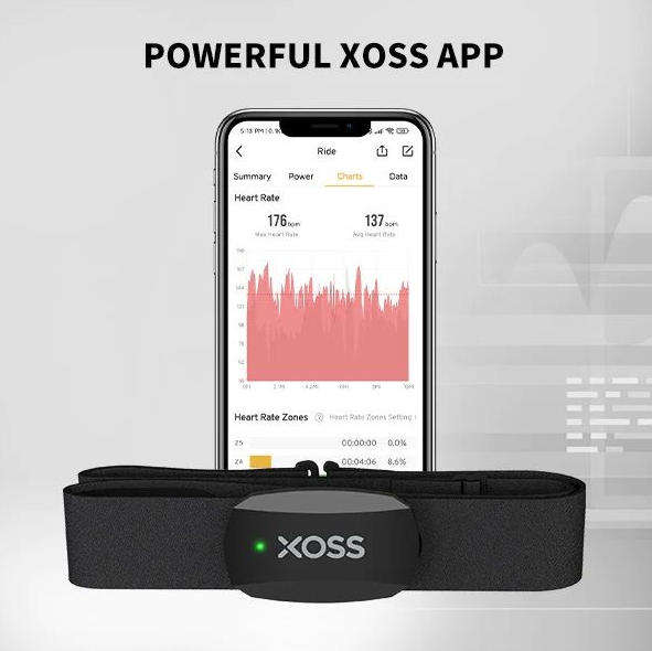 XOSS X2 Heart Rate Monitor Chest Strap