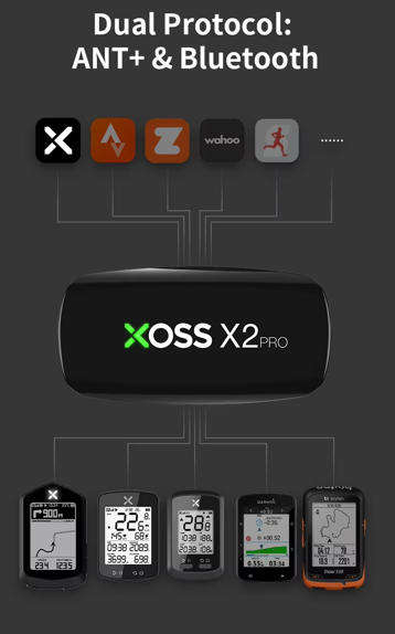 XOSS X2 PRO Heart rate monitor