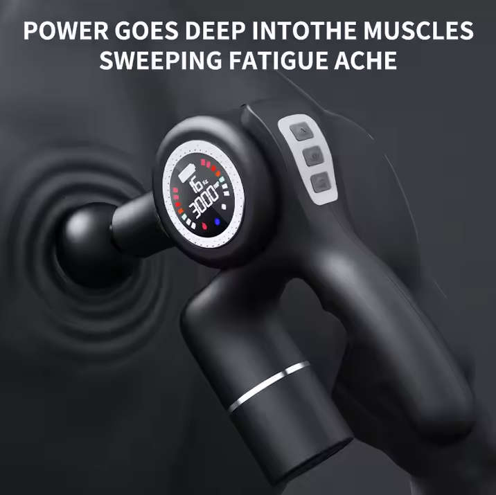 New Deep Tissue  Hot and Cold Heat Massage Gun 