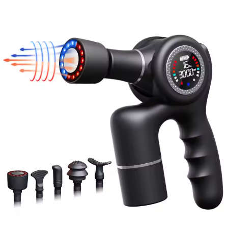 New Deep Tissue  Hot and Cold Heat Massage Gun 