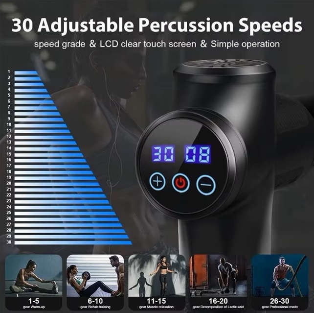 Deep Tissue Massage Gun 30 Speed levels