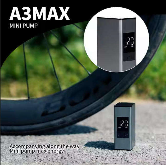 XOSS Mini Portal Cycling Air Pump Silver