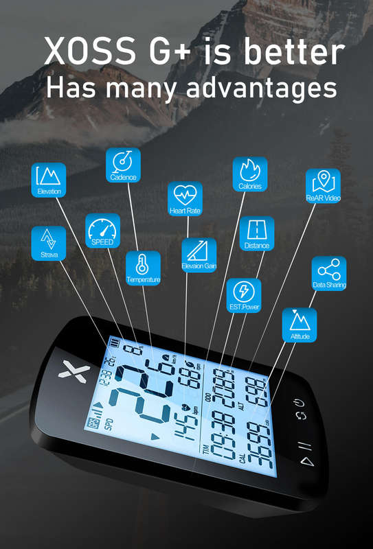 XOSS Cycling Computer G2+
