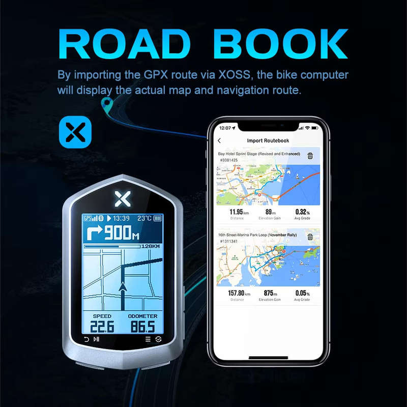 XOSS NAV+ Cycling Computer