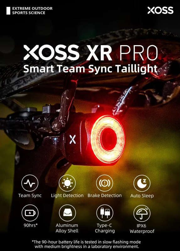 XOSS XR PRO Cycling Taillight