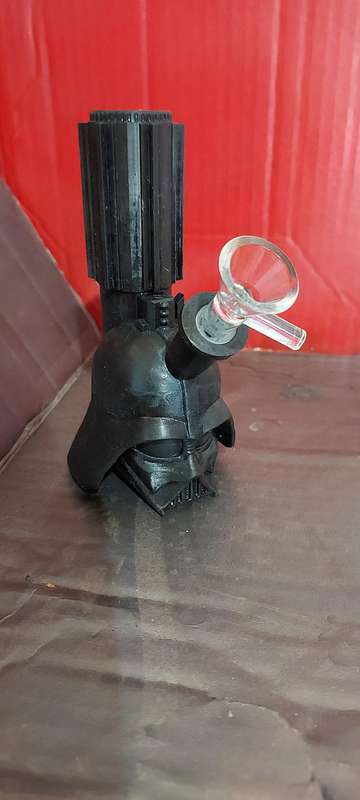 Darth Vader Bong - Star Wars - Custom Collectible made piece with 14mm bowl