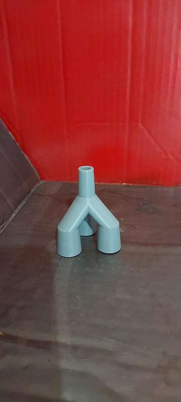 Bong Attachment - Triple Barrel 14mm (Bowls Included) - Custom Collectible made piece