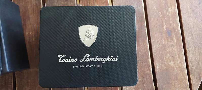 Tonino Lamborghini Men`s SPYDER 3124 BLACK EDITION + Tonino Lamborghini Carry bag