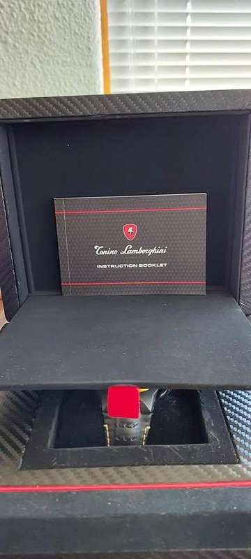 Tonino Lamborghini Men`s SPYDER 3124 BLACK EDITION + Tonino Lamborghini Carry bag