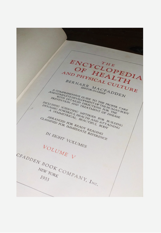 Antique-Encyclopaedia of health-Bernarr McFadden
