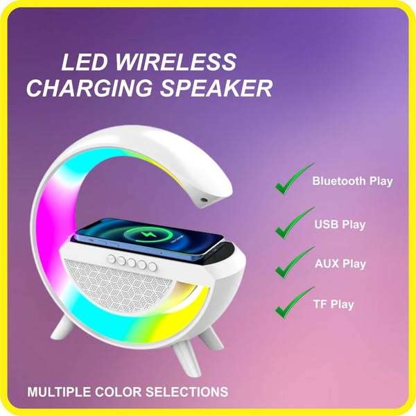 LED WIRELESS CHARGING SPEAKER