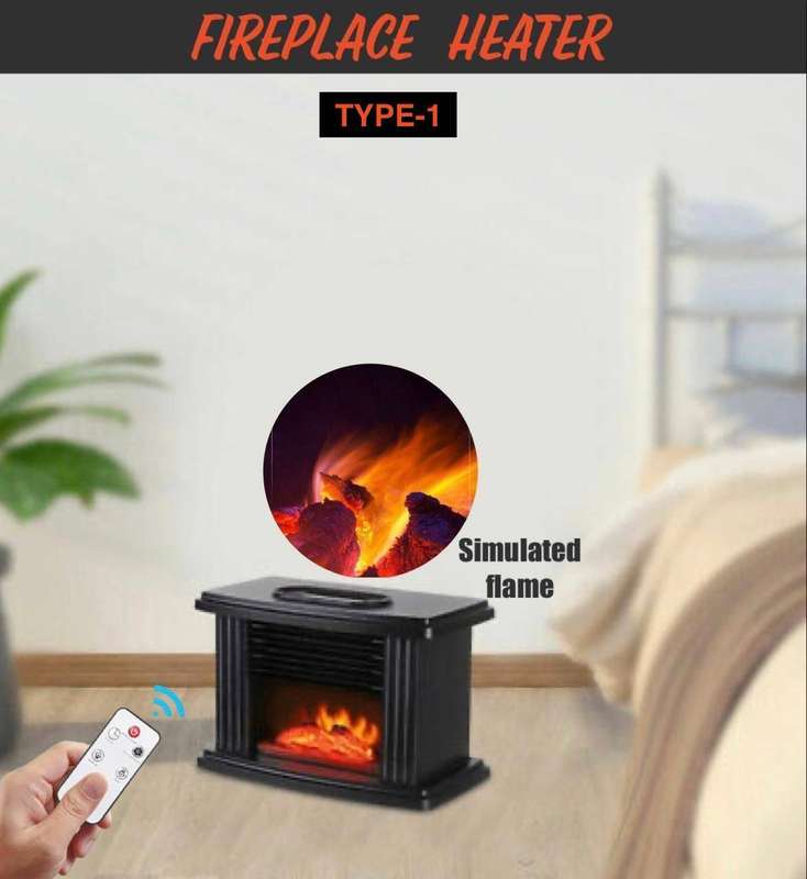 FIREPLACE HEATER WITH REMOTE