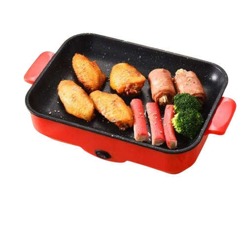 Powerful electric frying pan