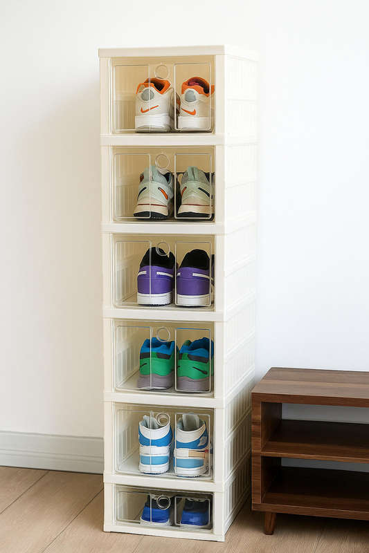 6 Layers Foldable shoe organiser
