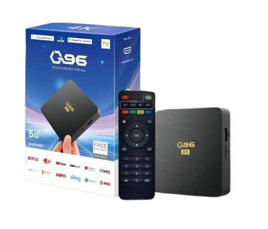 4K Ultra HD TV Box G96 X1 5G Android TV
