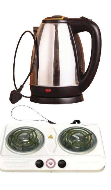 COMBO DIAMOND 2 plate electric stove 2L ELECTRIC KETTL