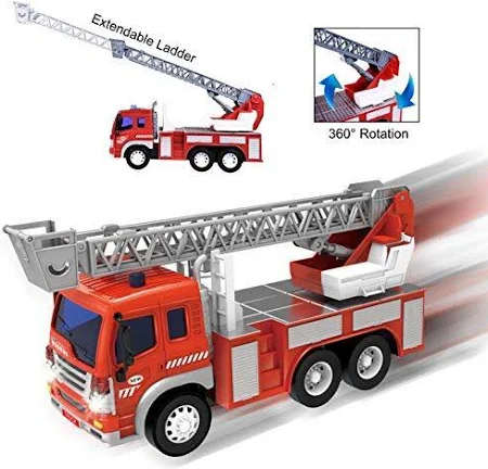 Firefighter Friction-Powered Toy