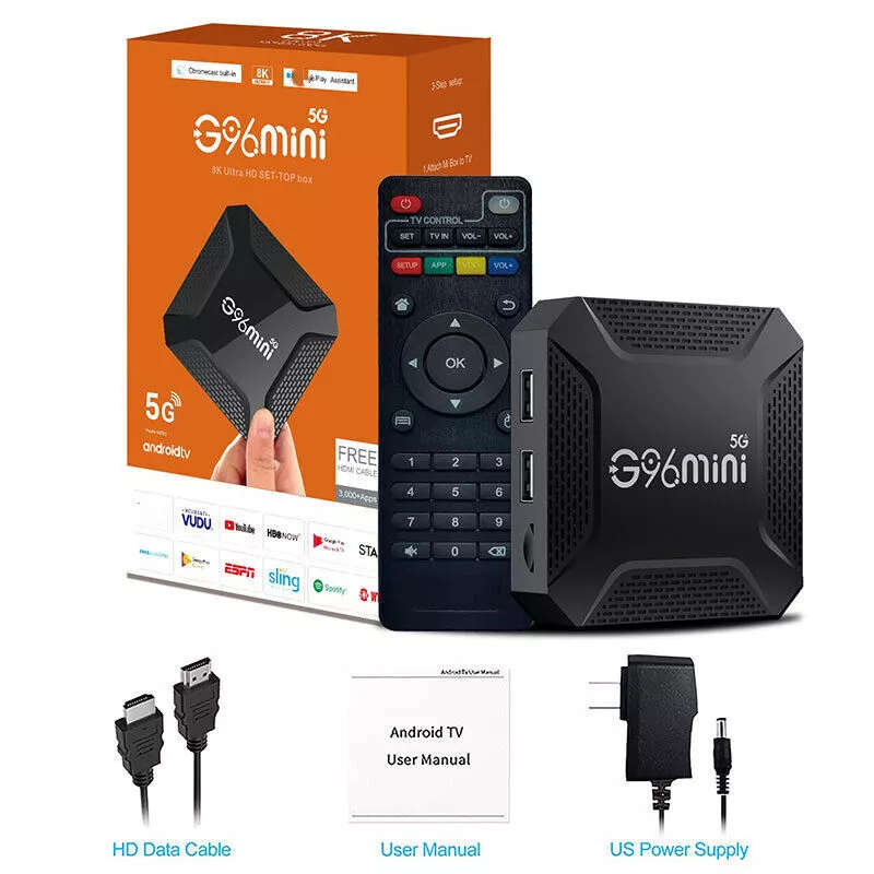 G96Mini 5GTV Box 8K Ultra HD
