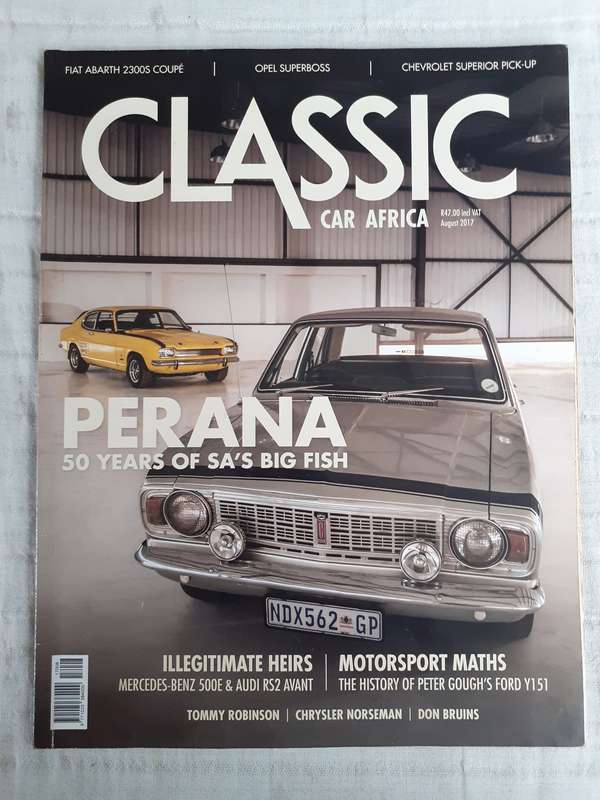 Ford Capri perana and cortina perana opel superboss Meissner ford's classic car africa magazine